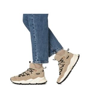 Flower Mountain Morican Woman Sneakers Suede Beige size 7 NWT